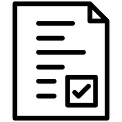 Checklist Vector, Icon Or Logo Sign Isolated Symbol Illustration Icon