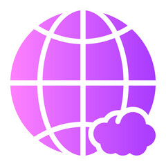 cloud gradient icon