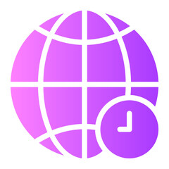 time gradient icon