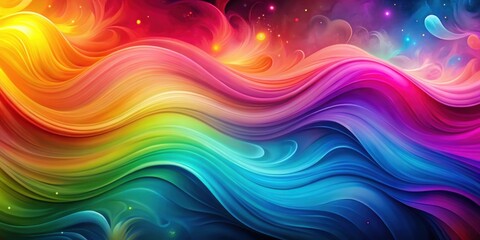 Obraz premium Abstract transition colorful background with vibrant hues blending together seamlessly, abstract, transition, colorful