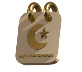 3d Ramadan calendar png