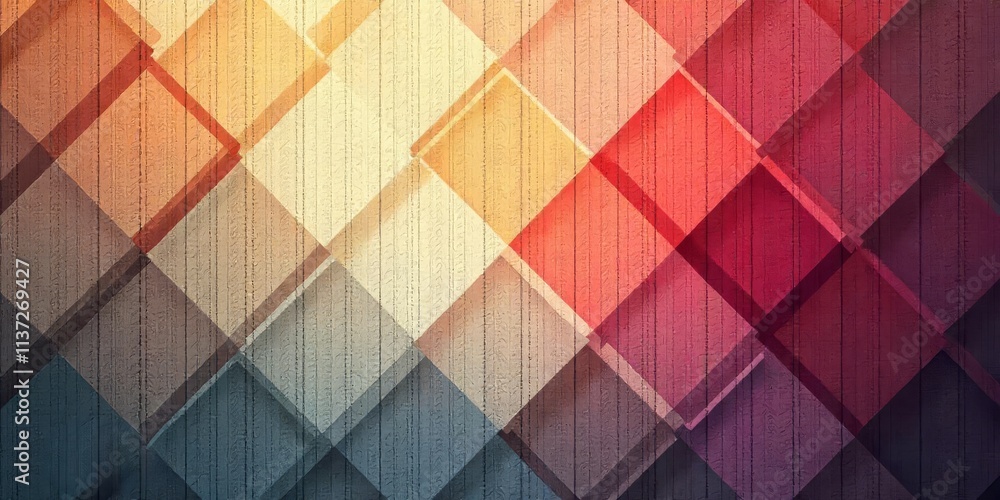 Aufkleber abstract geometric pattern on textured surface