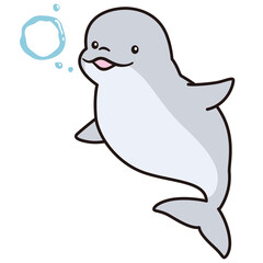 イルカ　シロイルカ　ベルーガ　海洋生物　水族館