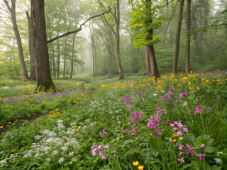 spring in the park. flower, nature, spring, forest, tree, flowers, grass, landscape, garden, park, meadow, trees, plant, woods, summer, wild, bluebells, field, wood, blue, flora, bluebell, pink, seaso