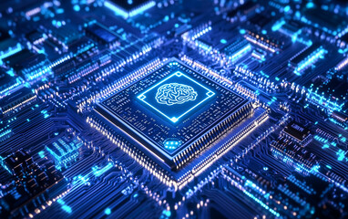 Fototapeta premium Core Intelligence The AI Revolution