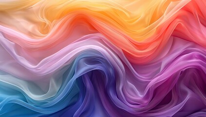 Obraz premium Abstract Colorful Fabric Swirls