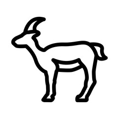 goat outline style