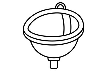 Fototapeta premium Urinal vector-style line art design