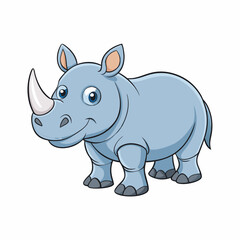 cartoon rhino cartoon