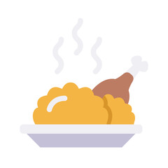 biryani rice flat style