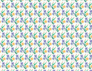 Creative Floral Pattern Design Vector Illustration.