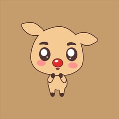 cute and funny Christmas reindeer picture