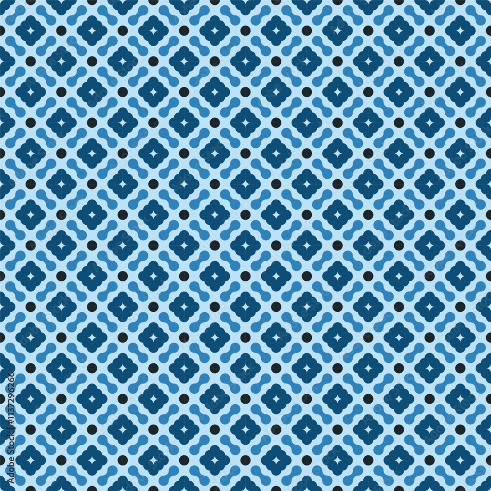 Aufkleber seamless vector textures. colorful patterns with rounded square and circle shapes. design element fo