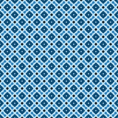 Seamless vector textures. Colorful patterns with rounded square and circle shapes. Design element for textile, print, fabric.