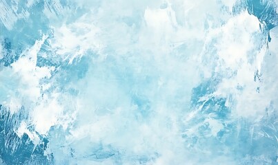 Fototapeta premium A tranquil blue background featuring soft, flowing wisps of clouds that create a peaceful atmosphere, perfect
