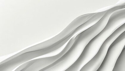 Obraz premium Minimalistic abstract texture featuring gentle diagonal shadows and highlights on a clean, white backdrop, ideal for modern and professional uses. 