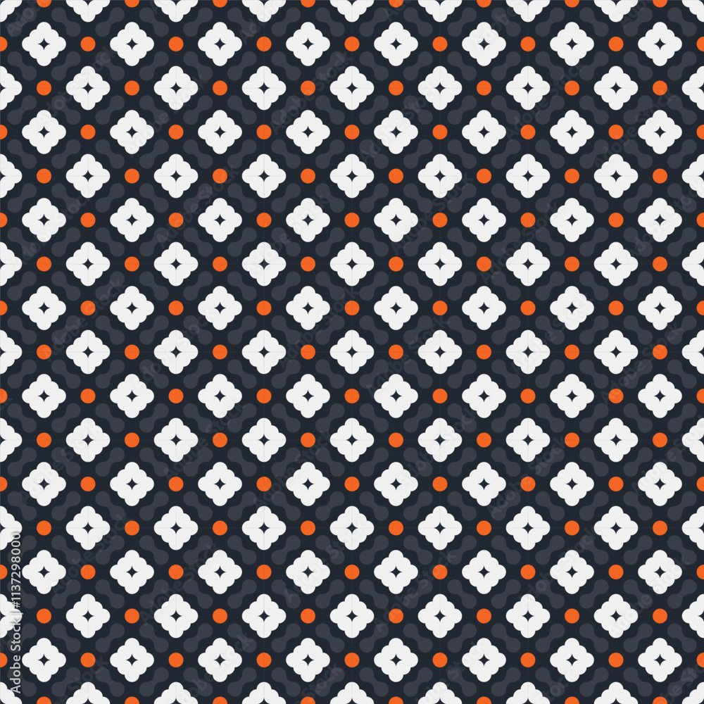Aufkleber seamless vector textures. colorful patterns with rounded square and circle shapes. design element fo