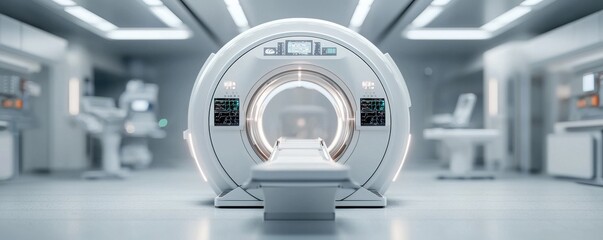 Innovative healthcare biotechnology smart medical scanner in action