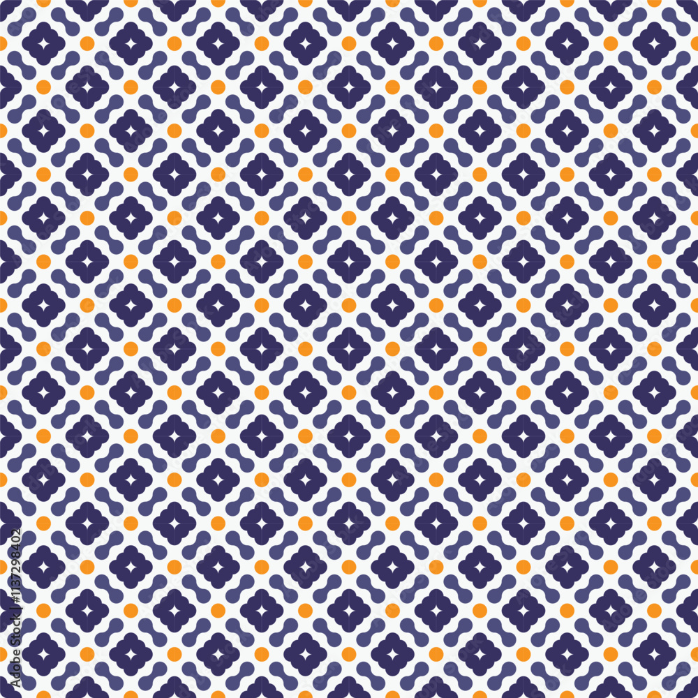 Aufkleber seamless vector textures. colorful patterns with rounded square and circle shapes. design element fo