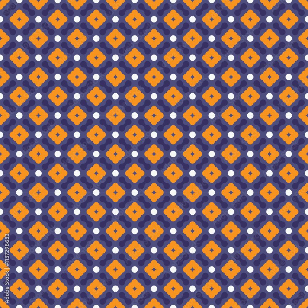 Aufkleber seamless vector textures. colorful patterns with rounded square and circle shapes. design element fo