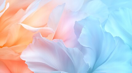 Soft color floral abstract background digital art vibrant colors artistic design
