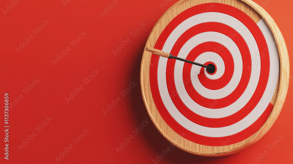Poster set up your business objectives with a yearly target board illustrative guide to goal setting for th