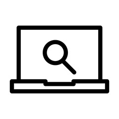 Laptop icon design template