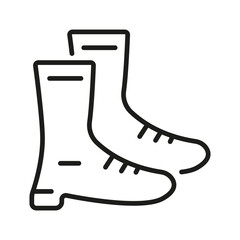 weather icon design with outline style
