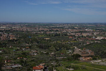 Naklejka premium view of Villa d'Este