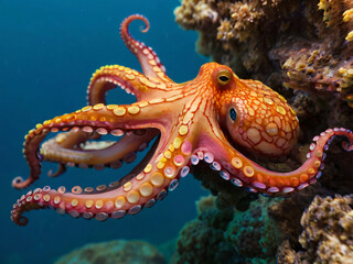 octopus in the sea