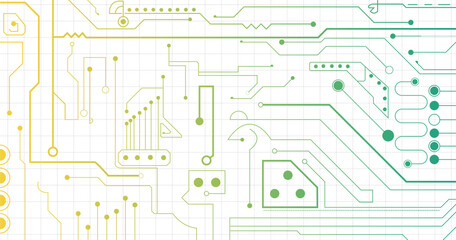 Vector abstract technology circuit board.