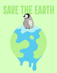 Adobe Iglobal warming climate change warning awareness melting planet globe