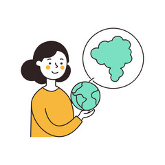 person with speech bubble