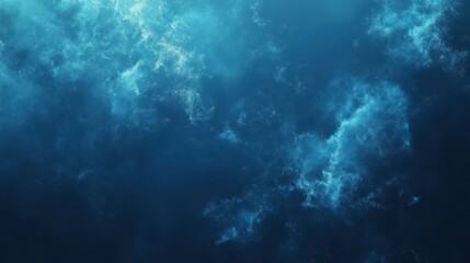 Fototapeta premium Abstract Blue and White Swirls with Glitter