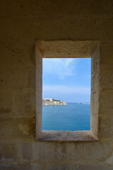 Fototapeta premium Senglea, one of the three cities in Malta, Europe
