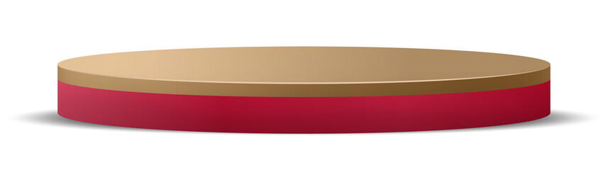 Obraz premium Abstract cylinder pedestal podium design on transparent. Blank empty product stands. Minimal concept 3d realistic geometric shape for displaying products, cosmetic presentation, showcase, exhibition