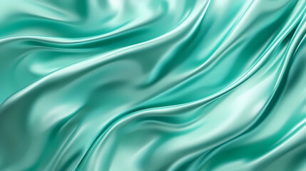 Obraz premium Grainy gradient aqua green background light to dark ocean green smooth noise texture aquamarine banner backdrop design. Beryl. Illustration