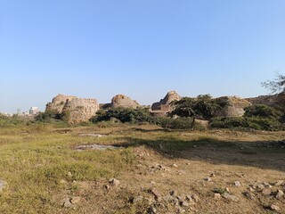 Delhi , India - Tughlakabad Fort Delhi , A picture of Tughlakabad Fort in Delhi dec 10 2024