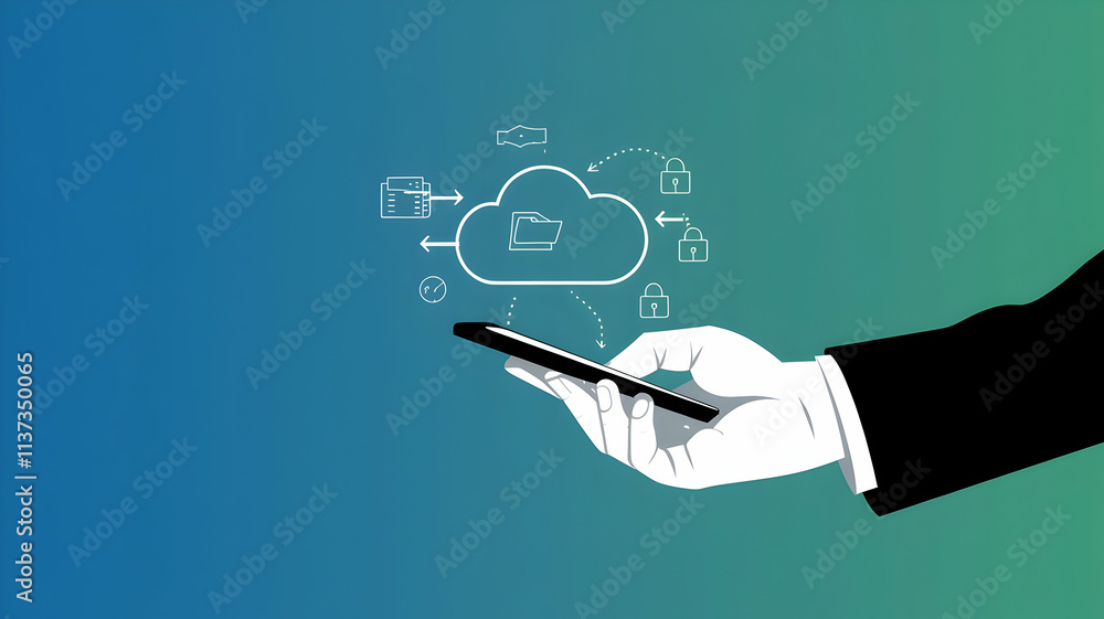 Poster cloud computing on mobile: accessing data anytime, anywhere