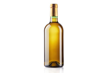 wine bottle isolated on white