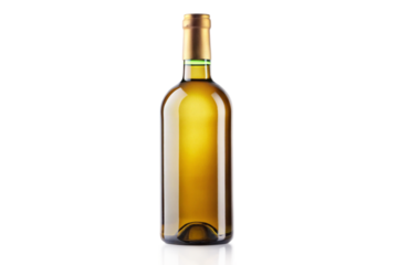 wine bottle isolated on white