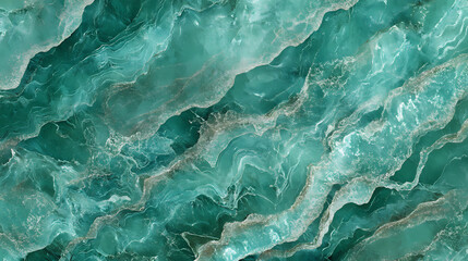 Obraz premium Abstract green watercolor background with a textured look. Beryl. Illustration