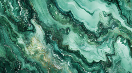 Obraz premium Abstract green watercolor background with a textured look. Beryl. Illustration