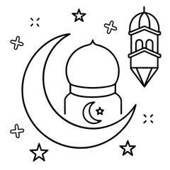 Ramadan Kareem illustration vector art