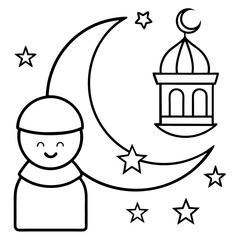 Ramadan Kareem illustration vector art