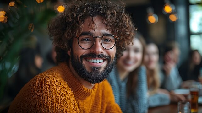 Creative meeting with a team reviewing advertising mockups on a collaborative digital board