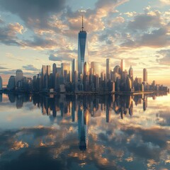 Fototapeta premium Be Part of the Skyline