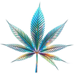 leaf icon isolated on transparent background