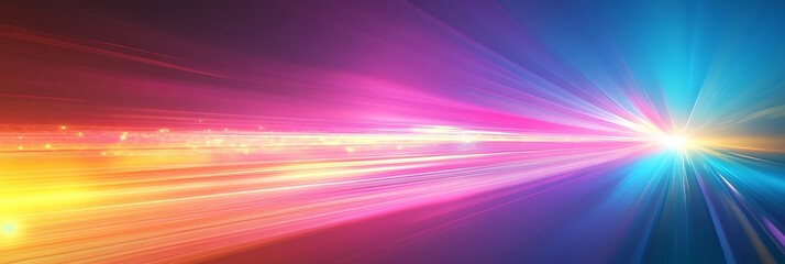 Obraz premium Abstract Speed of Light Trails,Futuristic Purple and Pink Energy Stream,High Tech Background Image Perfect for Technology