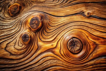 Abstract Wood Grain Patterns, Knots, Swirls, Natural Wood Texture, Wooden Background, Intricate Design
